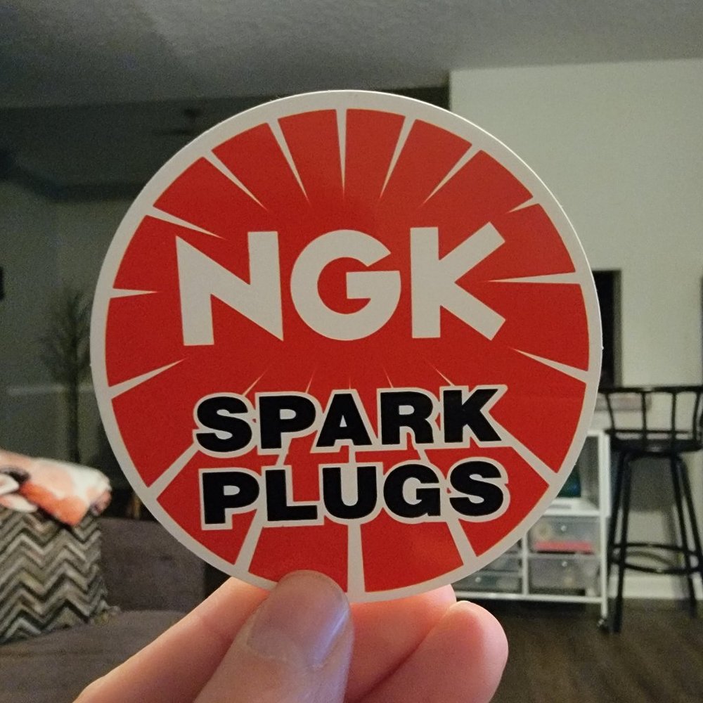NKG Spark Plugs Sticker
